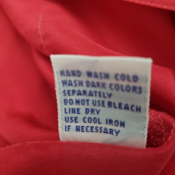 Vintage Silk Oversized Sail Away for Royal Cruise Line Red Shirt - Picture 9 of 9